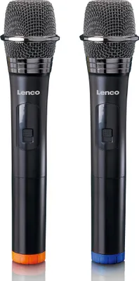 Produktbild von Lenco - MCW-020BK - Set mit 2 kabellosen Mikrofonen