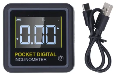 Produktbild von Taschen-Digital-Neigungsmesser, Winkelmesser, magnetischer Winkelmesser, Messwerkzeug für die Holzbearbeitung zu Hause