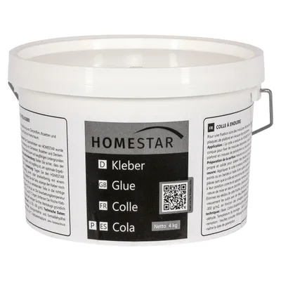 Produktbild von HOMESTAR Kleber SX 20, Spachtelkleber, Eimer 4 kg, 50002