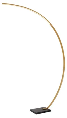 Produktbild von Stehlampe mit dimmbarem LED-Leuchtmittel, 15W, Modell CURVE, Artikelnummer 44700/11/02, Hersteller Lucide