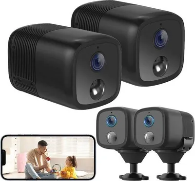 Obrázok produktu pre Malá Wi-Fi bezpečnostná kamera 1080P HD s 160° uhlom záberu a nočným videním