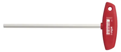Produktbild von Wiha Schraubendreher 6-kant Schlüsselweite 3x200mm Gesamtlänge 226mm Klinge glanzvernickelt mit Quergriff - 910