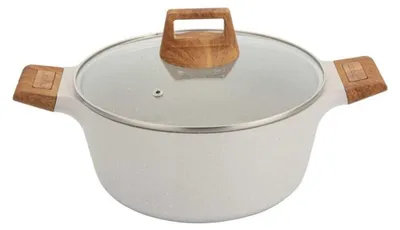 Obrázek produktu pro 28 cm mramorovaný hrnec s poklicí BERGNER BG-30643 NATURALLY