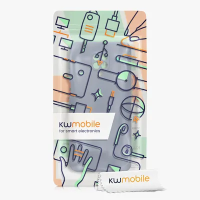 Produktbild von kwmobile Hülle kompatibel mit Xiaomi Redmi Note 9S / 9 Pro / 9 Pro Max Hülle - gummierte TPU Silikon Handyhülle - Schutzhülle für kabelloses Laden -