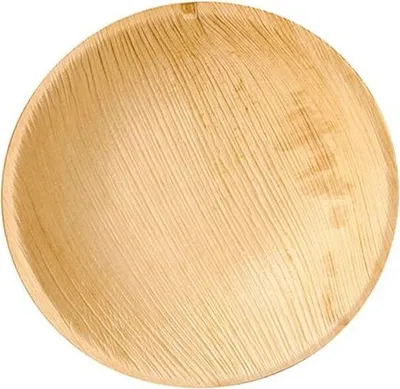 Produktbild von Papstar Teller, Palmblatt "pure" rund Ø 18,5 cm · 2,5 cm, 4 x 25 Stück