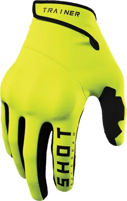 Immagine prodotto di Guanti da motocross invernali Shot Trainer CE 3.0, giallo neon, taglia 8
