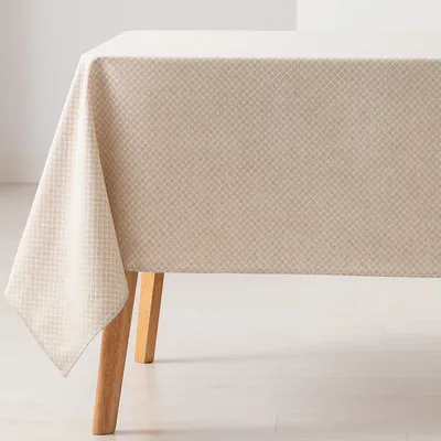 Produktbild von GAMUSI Wasserdichte Tischdecke, geometrische Muster Losan, aus Baumwolle 140x240cm