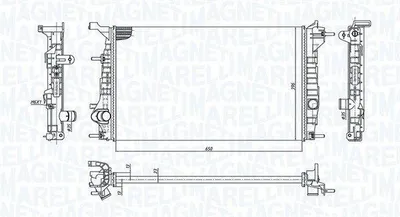 Produktbild von MAGNETI MARELLI Kühler, Motorkühlung x