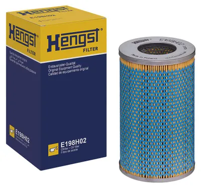 Immagine prodotto di Filtro olio HENGST FILTER E198H02, elemento filtrante