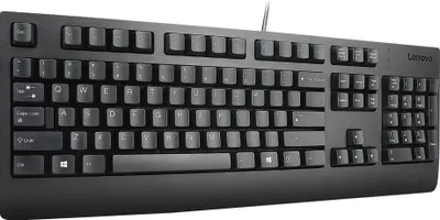 Produktbild von Lenovo Preferred Pro II, Volle Größe (100%), Kabelgebunden, USB, Plunger key switch, Schwarz