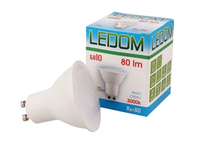Produktbild von GU10 1W LED Leuchtmittel Neutralweiß 4000K 80 lumen Spot Strahler Einbauleuchte Energiesparlampe Glühlampe