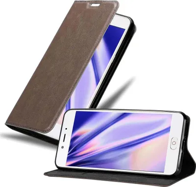 Obrázek produktu pro Cadorabo Case for ZTE Nubia N2 Protective Case in Brown Pouzdro na mobilní telefon s magnetickým zavíráním