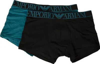 Obrázok produktu pre Pánske boxerky EMPORIO ARMANI, 2-balenie, elastické, 2 ks v balení, č. výrobku 111769 2F720BPACK TRUNK, EUR L – CN 175/95 – BR G – MX G, bavlna 95 %, Elastan 5 %