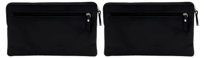 Produktbild von Banktasche, Geldtasche, Echt-Leder, schwarz Special-Edition (Packung mit 2)