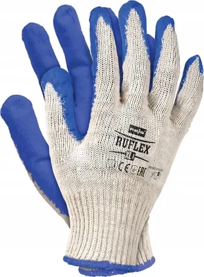 Zdjęcie produktu dla Rękawice robocze wampirki gumowe RUFLEX XL 10