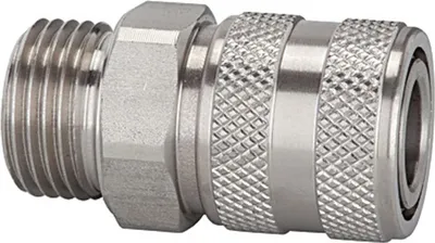 Produktbild von Riegler Schnellverschlusskupplung NW 7,2, Edelstahl 1.4305, G 3/8 AG