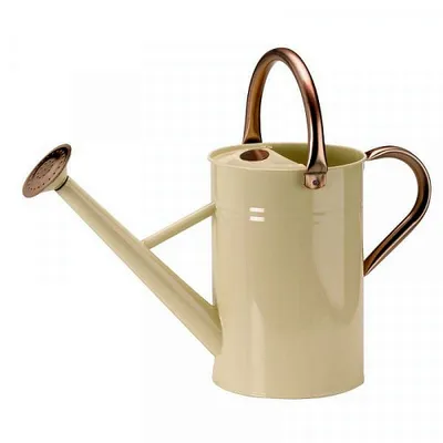 Produktbild von Gießkanne Metall Gartenkanne 4,5 L Creme verzinkt