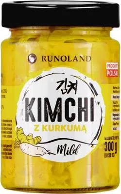 Produktbild von Runoland | Kimchi Mild Mit Kurkuma - 300g - Fermentiertes Gemüse - 300ml - Mit Gewürzen