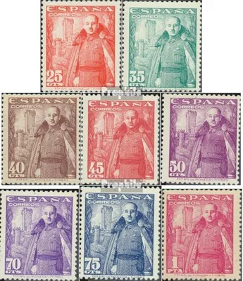 Produktbild von Briefmarken Spanien 1948 Mi 960-967 (kompl.Ausg.) postfrisch Franco