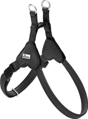Obrázek produktu pro Postroj Hunter Soho Mini z kůže XS–S, černý, velikost: XS–S, barva: černá