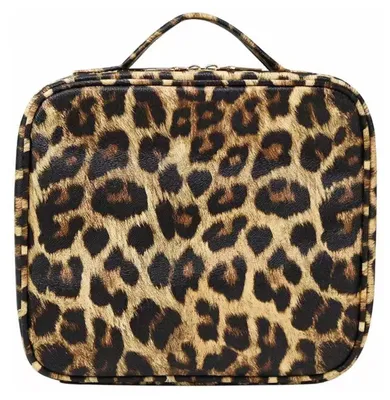 Immagine prodotto di Borsa da viaggio per trucco UNIQ, borsa per cosmetici in Finto cuoio con scomparti regolabili