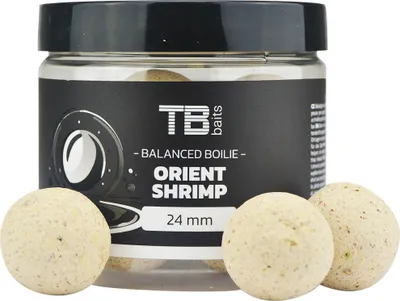 Zdjęcie produktu dla TB Baits Tomas Blazek Boilie Balanced Orient Shrimp 24mm White Edition - kulki zbalansowane