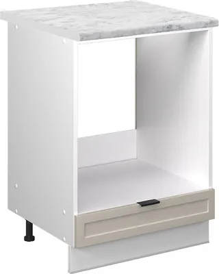 Imagen del producto de Armario para horno empotrado Vicco Fame-Line GrisBeige 60 cm , ET Mármol, Model 50432