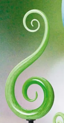 Produktbild von GLASORNAMENT 47606 Wave HellgrÜn