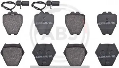 Produktbild von A.B.S. 37448 - OE 4B0698151D Bremsbelagsatz für A4 8D, A6 4B, Passat 3B, Phaeton 3D