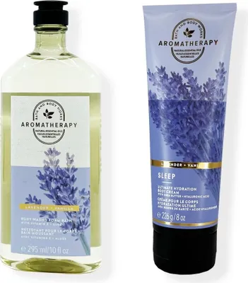 Produktbild von Bath & Body Works LAVENDER VANILLA Set – Duschgel & Körpercreme (2 Stk.)