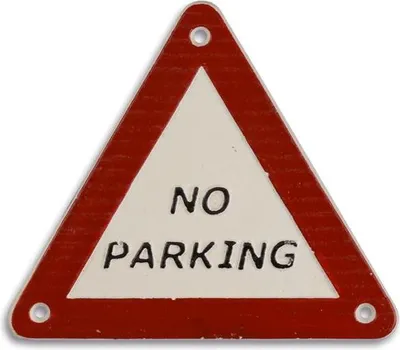 Produktbild von Wandschild Wandplakette Gusseisen No Parking