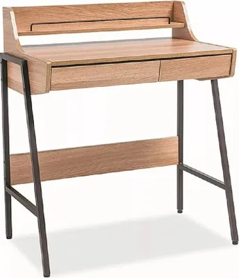 Zdjęcie produktu dla Biurko B-168 dąb/ciemno brązowe