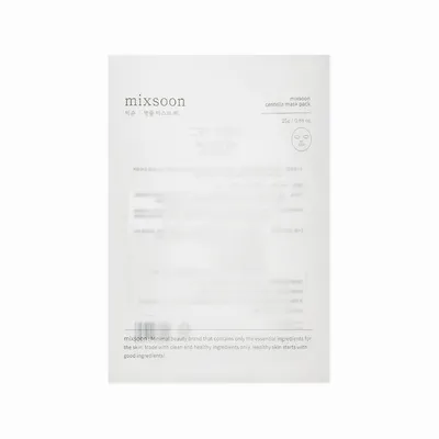 Obrázok produktu pre Mixsoon Centella Mask Pack (balenie 5 masiek po 25 g)