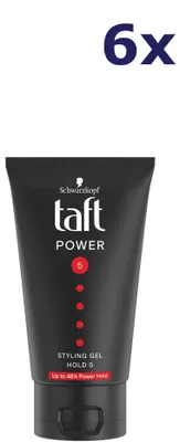 Immagine prodotto di 6 tubetti di Taft Power Gel (150 ml)