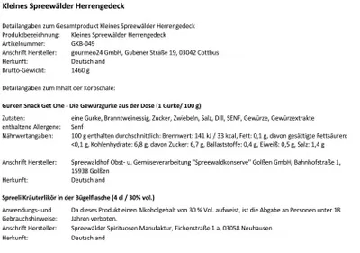 Produktbild von Spreewälder Herrengedeck