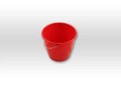 Produktbild von Eimer aus Kunststoff mit 5 Liter Fassungsvermögen, 22 cm Durchmesser und 22 cm Tiefe