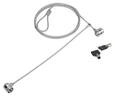 Obrázek produktu pro Conceptronic CNBSLOCK15T, 1,5 m, 2 klíče, Stříbrná