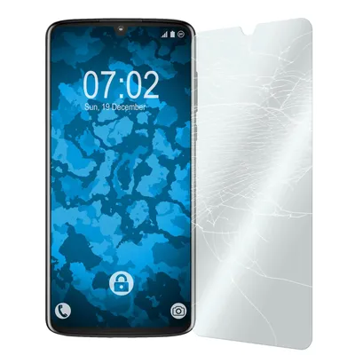 Produktbild von 2er-Pack PhoneNatic Glas-Folie klar  kompatibel mit Lenovo Moto Z4 - Panzerglas für Moto Z4