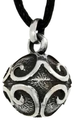 Produktbild von Anhänger Silberkugel Màili 925er Silber Schmuck 22x15mm
