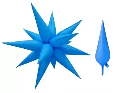 Immagine prodotto di Palloncino a forma di stella, blu, da 19 pollici