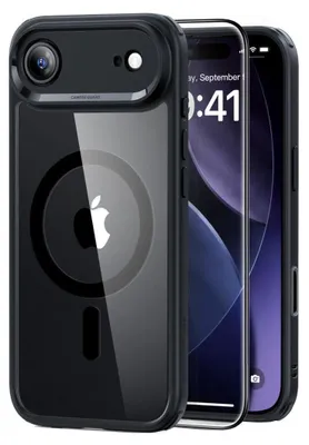 Produktbild von Esr Classic Hybrid Magsafe Set + Gehärtetes Glas für Iphone 17 Air- Transparent-Schwarz