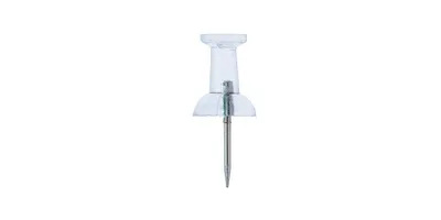 Produktbild von ALCO Pinnwandnadel 9 x 21 mm (Ø x L) Kunststoff glasklar 20 St./Pack.