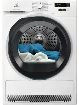 Image de Electrolux EW6H19G Sèche-linge Pose libre Chargement frontal 9 kg  Blanc