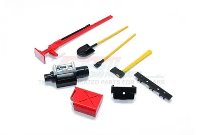 Produktbild von Gpm Scale Accessories: Plastic Tool Set For Crawlers -7Pc Set Gpmzsp008Oc