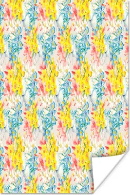 Produktbild von MuchoWow® Poster Blumen - Farben - Pastell 20x30 cm - Papierdruck