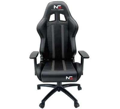 Zdjęcie produktu dla Nordic Gaming CARBON BLACK, Uniwersalny fotel dla gracza, 125 kg, Obite siedzisko, Obite oparcie, Czarny, Czarny