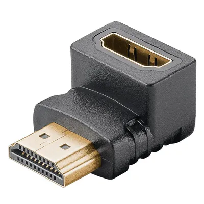 Produktbild von ORSEM HDMI 2.1 Winkel Adapter 90° Grad UHD 8K 60Hz 4K 120Hz 48Gbit/s Stecker auf Buchse - Schwarz