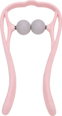 Obrázok produktu pre Manuálny masážny prístroj na krk - Shiatsu masážny prístroj na krk a ramená s ergonomickou rukoväťou, hlboký pre domácnosť, kanceláriu a cestovanie