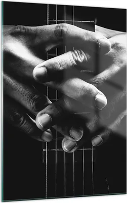 Produktbild von Bilder auf glas - Einteilig - Gitarre Musiker Musik - 50x70cm - Glasbilder - Wandbilder - Bilder - zum Aufhängen bereit - Wanddekoration aus Glas - Glas Bilder - Wandbild auf Glas - GPA50x70-4960