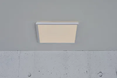 Image de NORDLUX Oja 3000/4000 K, luminaire carré à LED, 3 niveaux de gradation, Variante : ⌀ 294 x 23 mm, 14,5 W, blanc